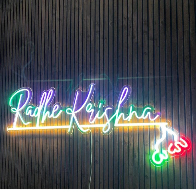 Radhe Krishna Neon LED Sign