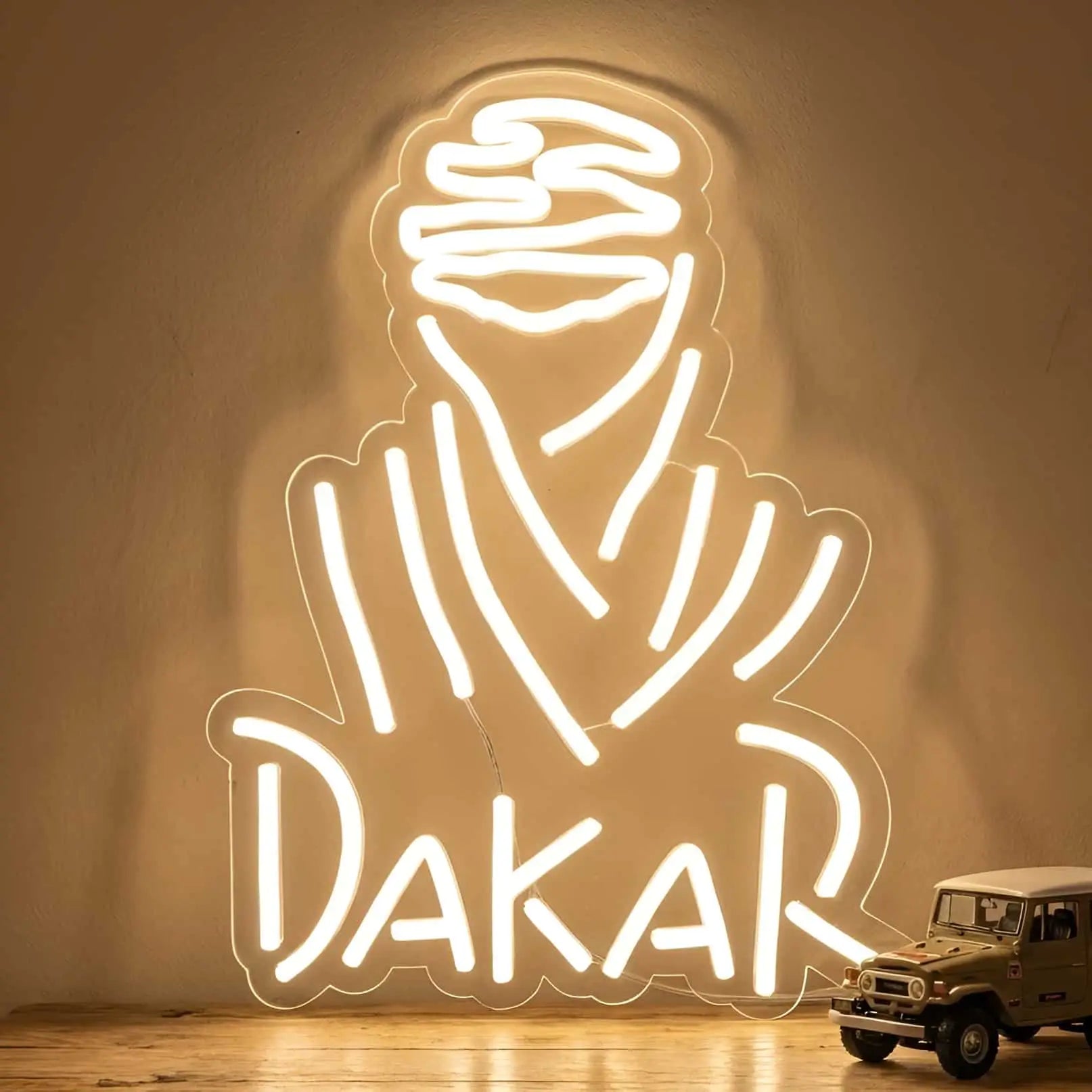 Rallye Dakar Logo Neon Sign LED Light