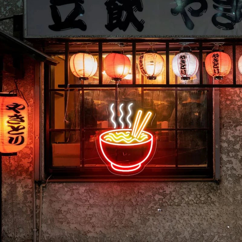 Ramen Bowl LED Neon Sign