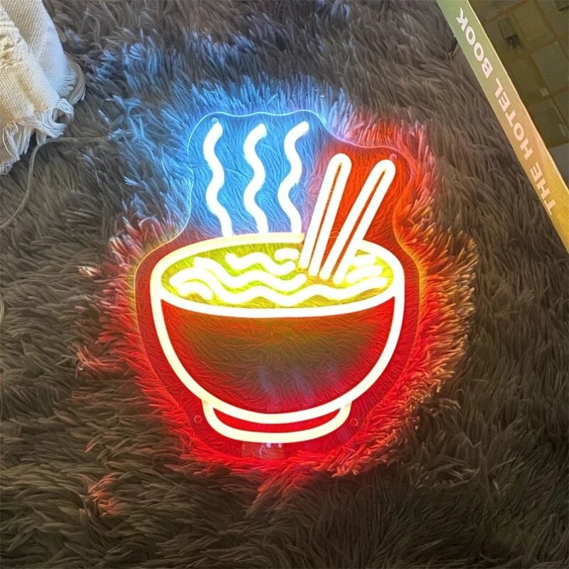 Ramen Bowl LED Neon Sign