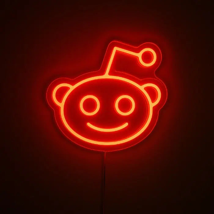 Reddit Logo Neon Sign LED Light