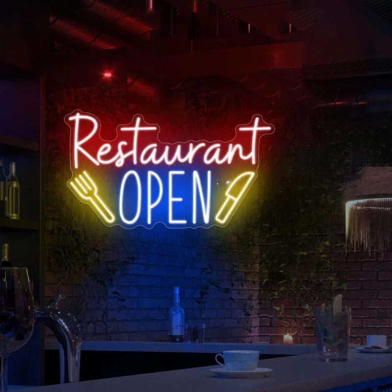 Restaurant Open Neon Sign