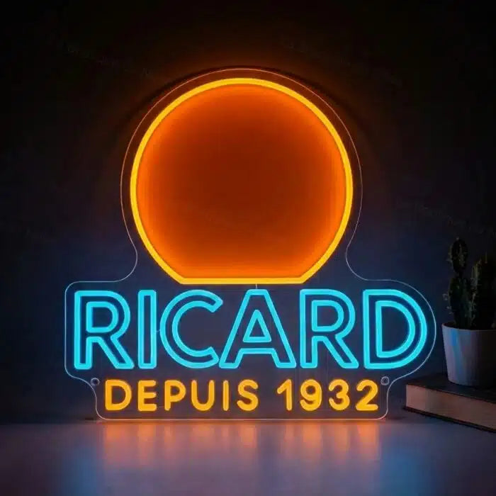 Ricard Logo Neon Sign LED Light