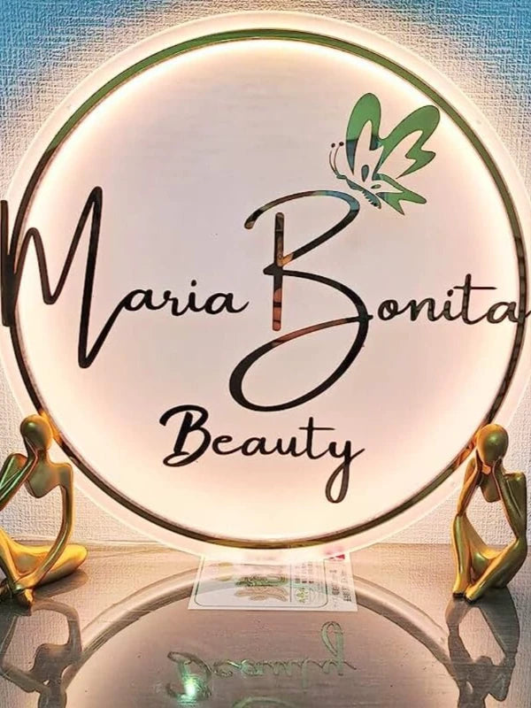 Round Acrylic LED Logo Backlit Board