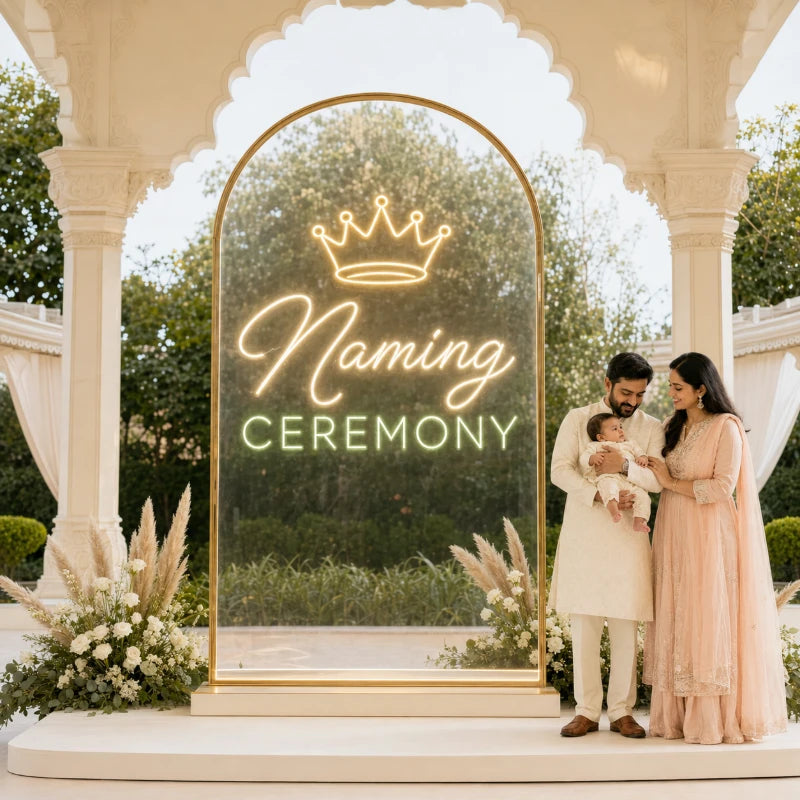 Royal Family Naming Ceremony Neon Sign