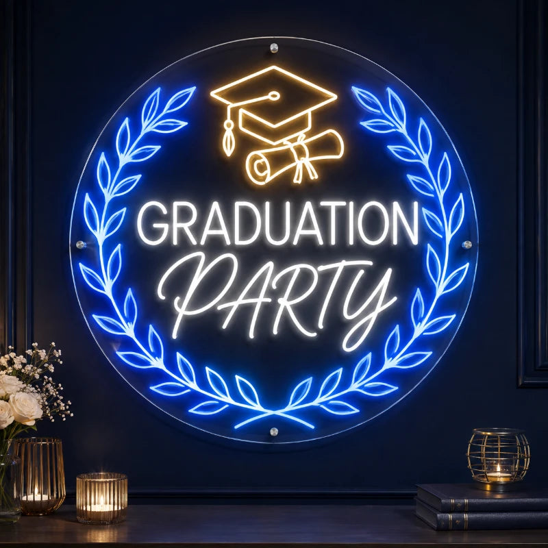 Royal Graduation Party Neon Sign