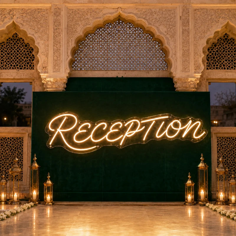 Royal Reception Neon Sign