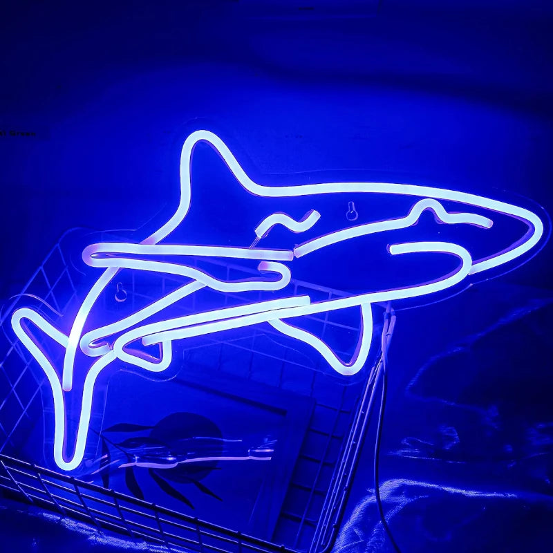 Shark Neon Sign For Bedroom Neon Signs Wall