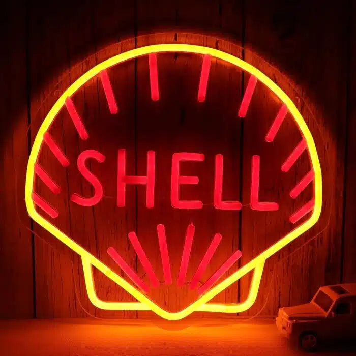 Shell Logo Neon Sign LED Light