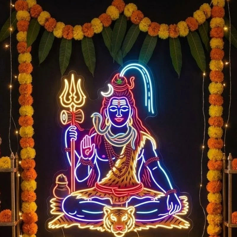 Shiv Ji Neon Sign