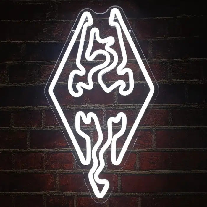 Skyrim Logo Neon Sign LED Light