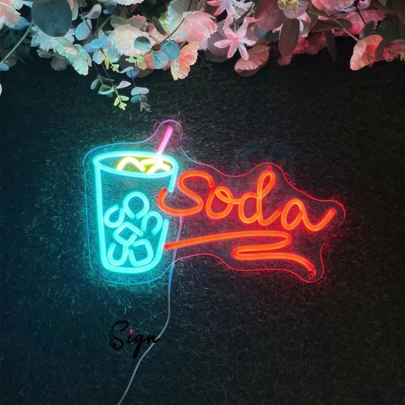 Soda Neon Sign