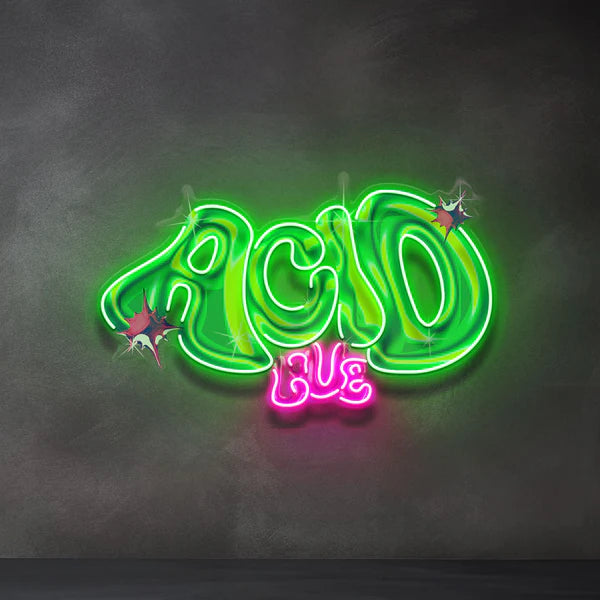 Sour Acid Love Collapse Art LED Neon Sign
