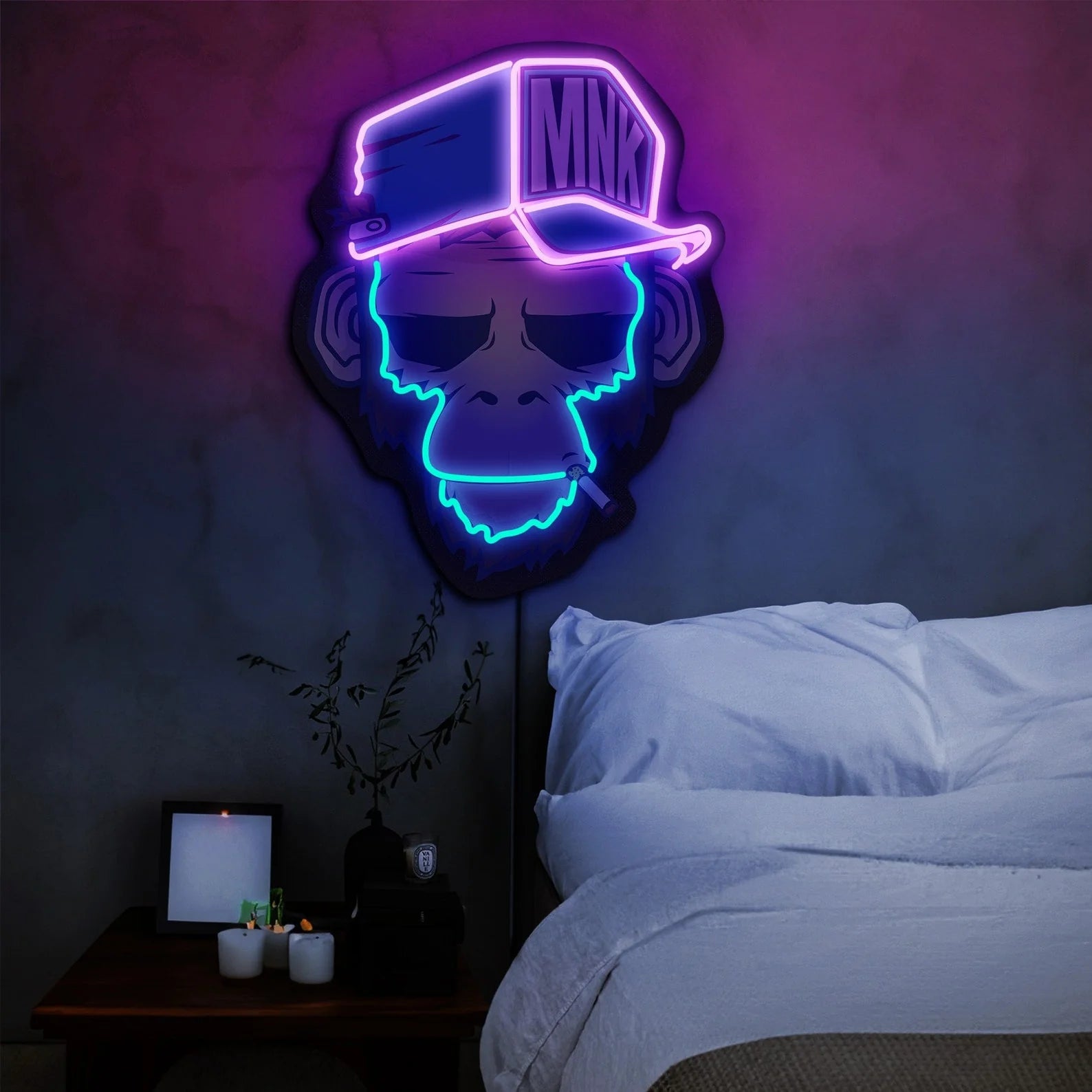Spoiled Monkey Neon Sign