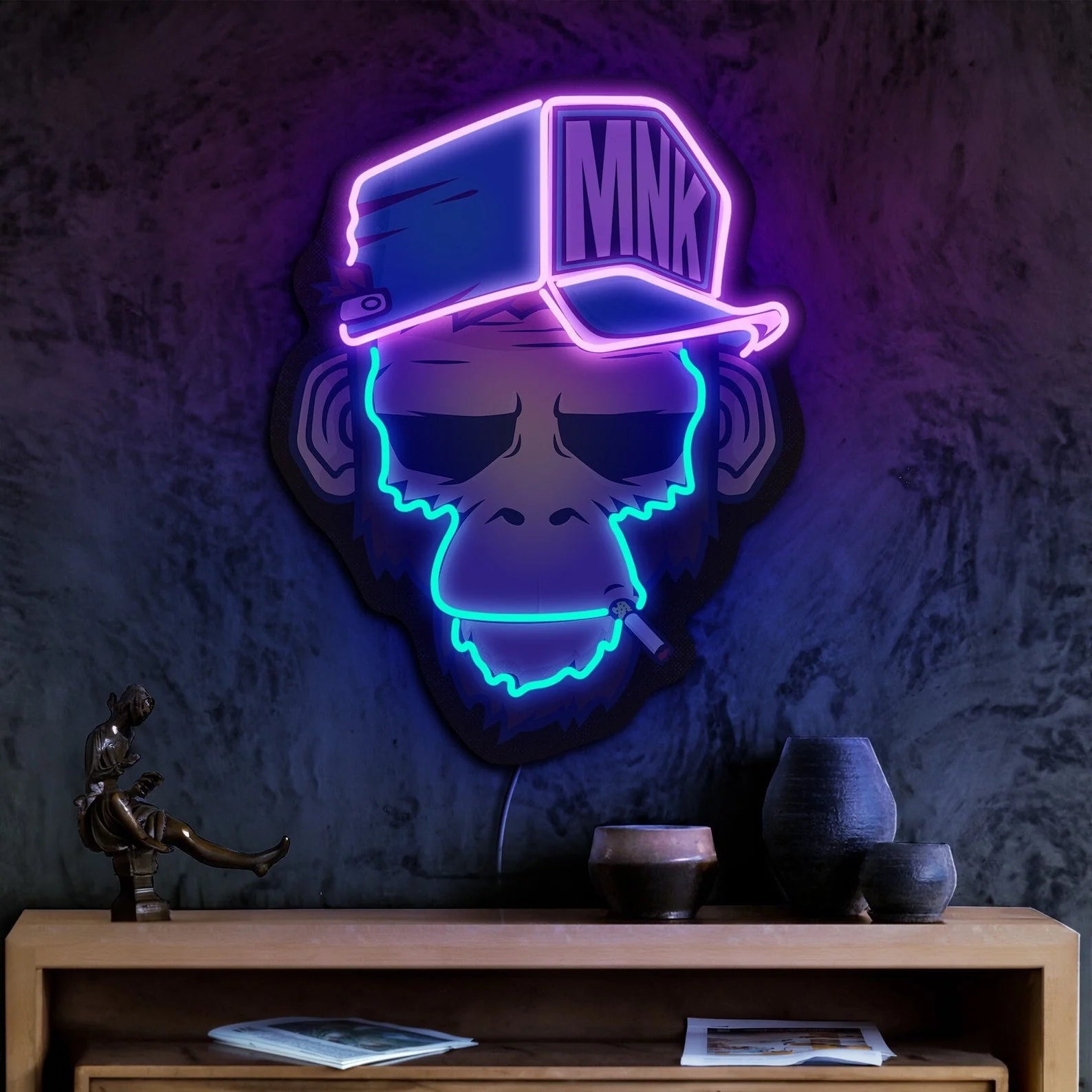 Spoiled Monkey Neon Sign