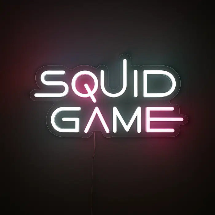 Squid Game Logo Neon Sign LED Light