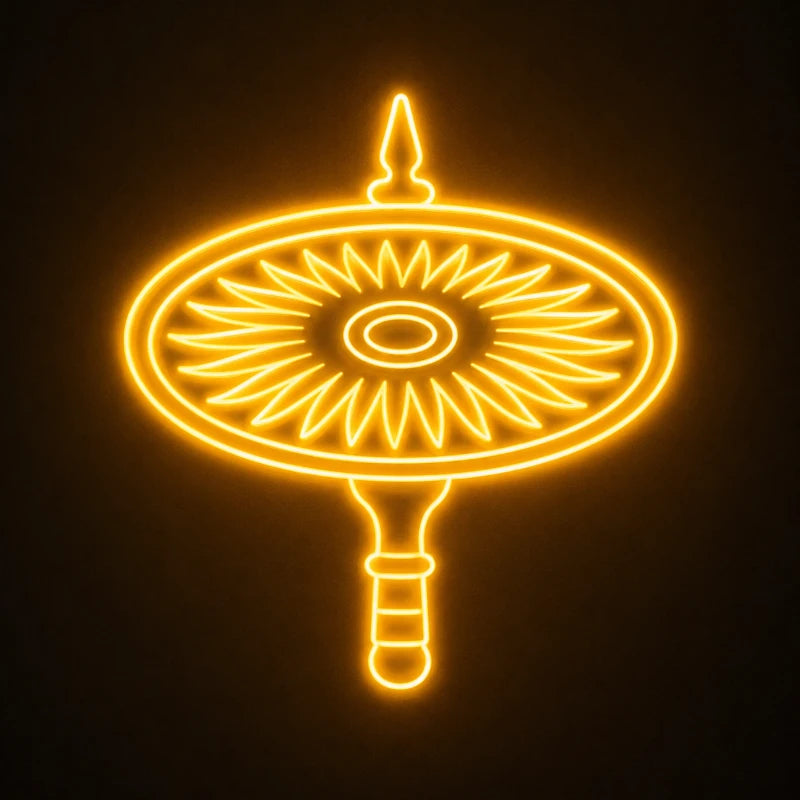 Sudarshana Chakra LED Neon Sign