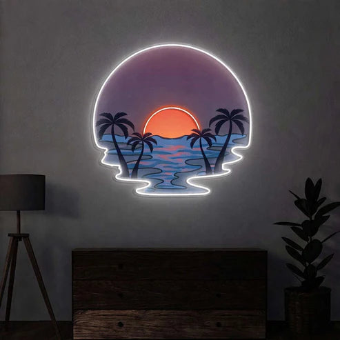 Sunset Paradise Wall Neon Light