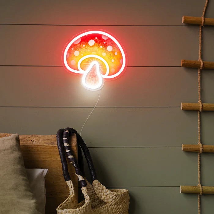 Sunset Mushroom Neon Sign