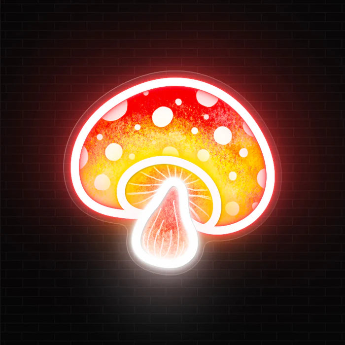 Sunset Mushroom Neon Sign