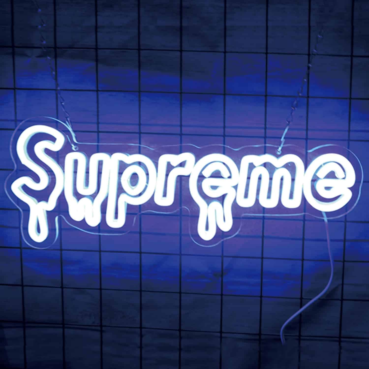 Supreme Logo Neon Sign LED Light
