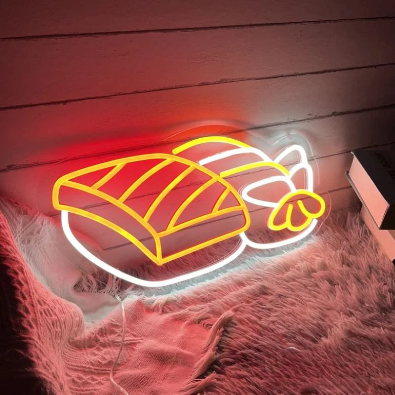 Sushi LED Neon Sign Japanese Restaurant Decor