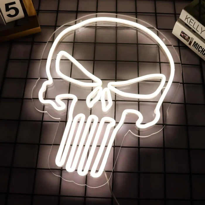 The Punisher Logo Neon Sign LED Light