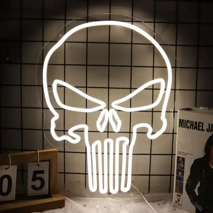 The Punisher Logo Neon Sign LED Light