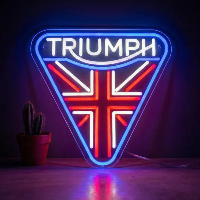 Triumph Logo Neon Sign LED Light