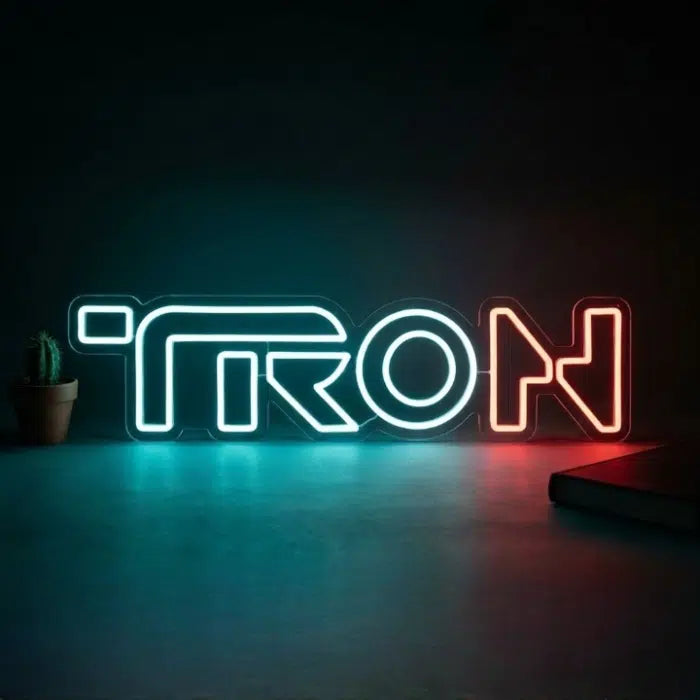 Tron Logo Neon Sign LED Light
