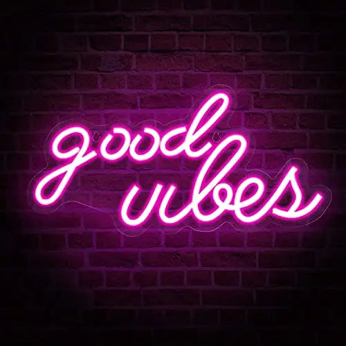 Good Vibes Neon Quote