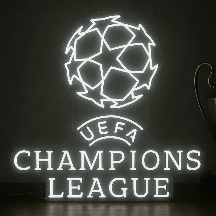 UEFA Champions League Logo Neon Sign LED Light