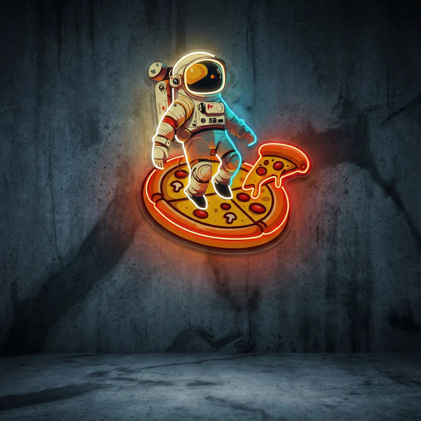 UV Print Astronaut Neon Light