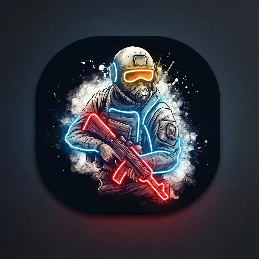 UV Print Counter Strike Gaming Neon Signs