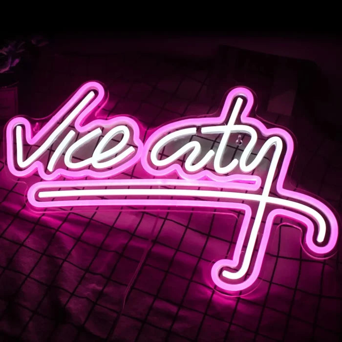 Vice City Logo Neon Sign LED Light