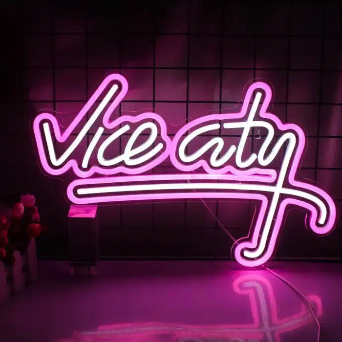 Vice City Logo Neon Sign LED Light