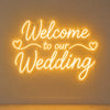 Welcome To Our Wedding LED Neon Sign Board