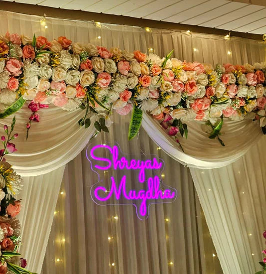 Wedding Neon Sign Couple Name