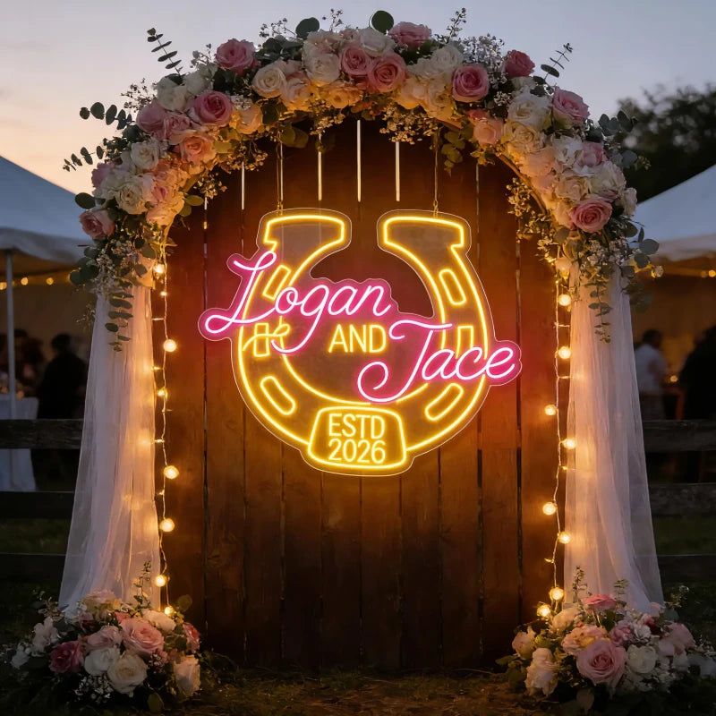 Welcome Sign For Wedding Neon Light Decor