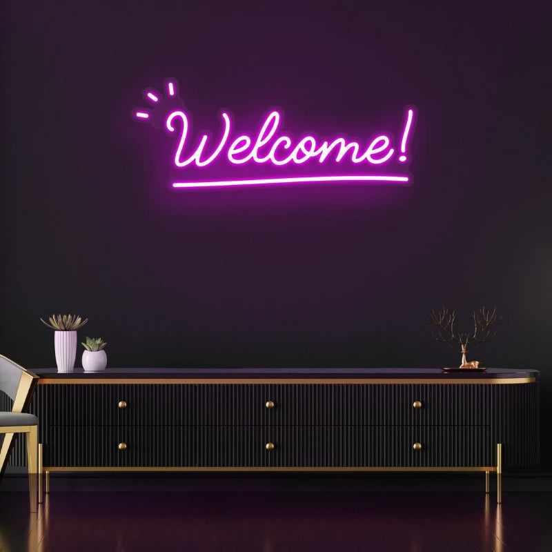 Welcome To Restaurant LED Neon Sign