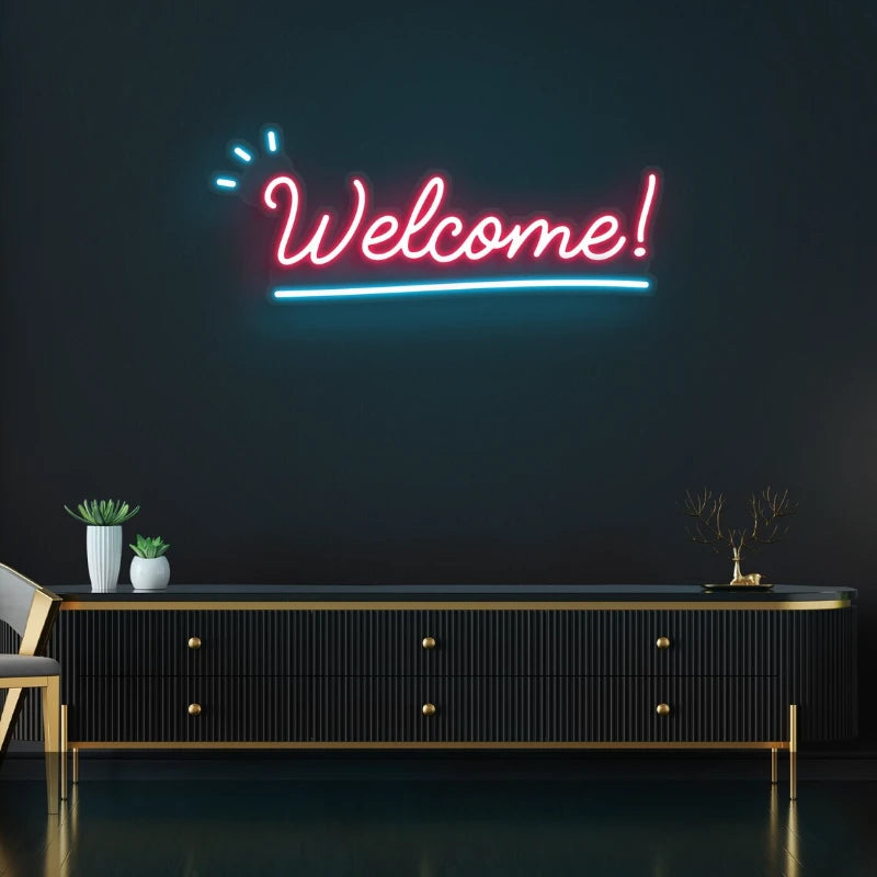 Welcome To Restaurant LED Neon Sign