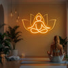 Yoga Or Buddha Lotus Neon Sign
